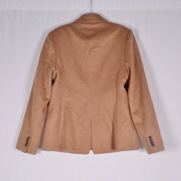 ARGENT Patch Pocket Blazer in Wool Camel - Picture 6 of 7